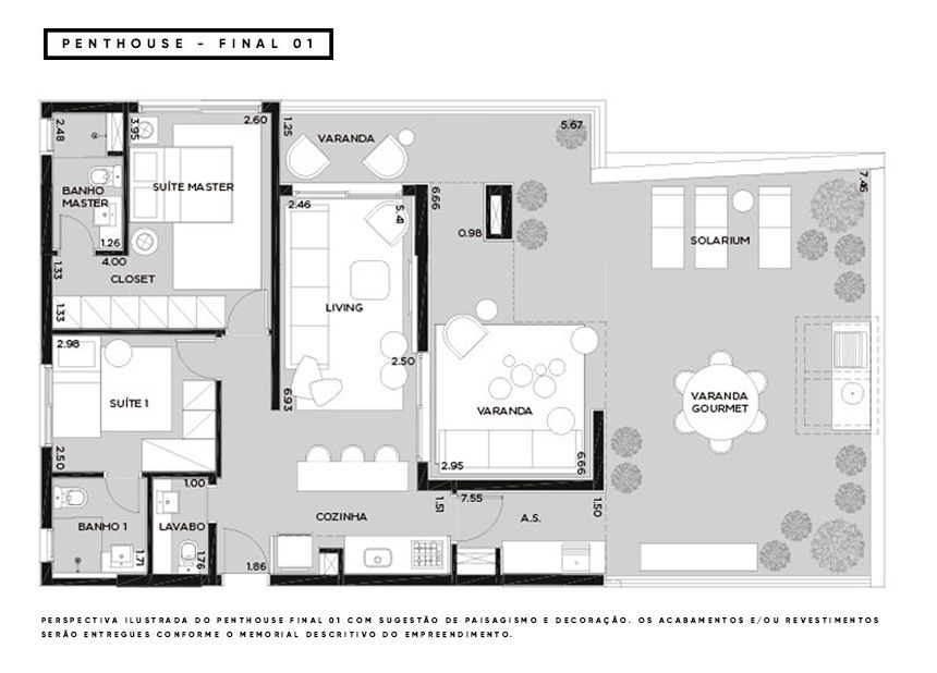 Apartamento à venda com 2 quartos, 136m² - Foto 21