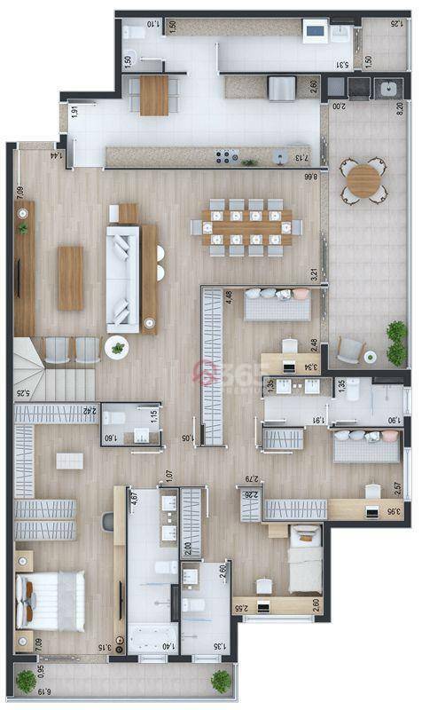 Cobertura à venda com 3 quartos, 300m² - Foto 53