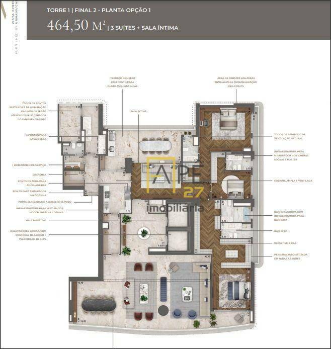 Apartamento à venda com 4 quartos, 465m² - Foto 31