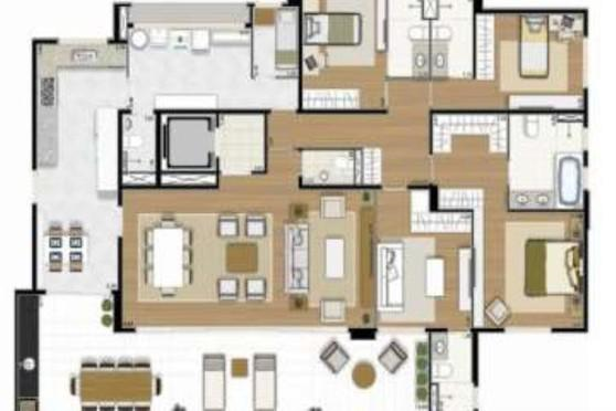 Apartamento à venda com 4 quartos, 240m² - Foto 7