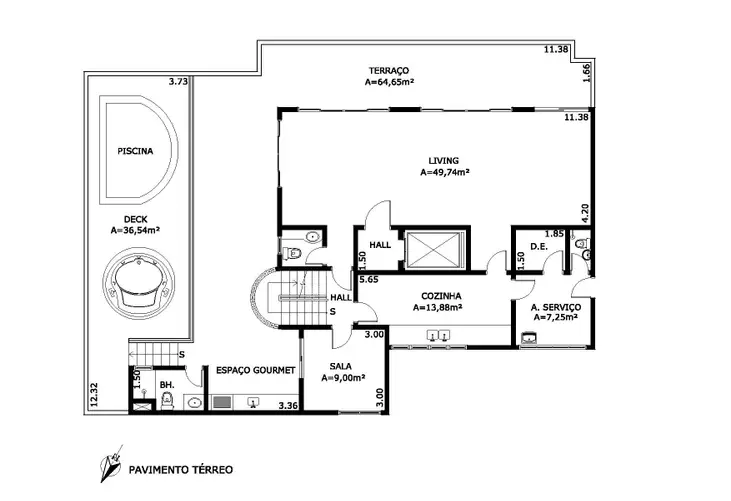 Apartamento à venda com 3 quartos, 215m² - Foto 5