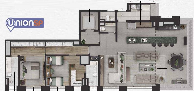 Apartamento à venda com 3 quartos, 155m² - Foto 16