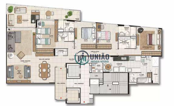 Apartamento à venda com 4 quartos, 188m² - Foto 8