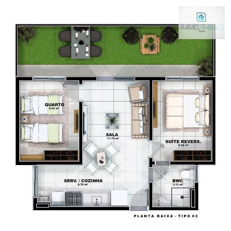 Apartamento à venda com 2 quartos, 45m² - Foto 35