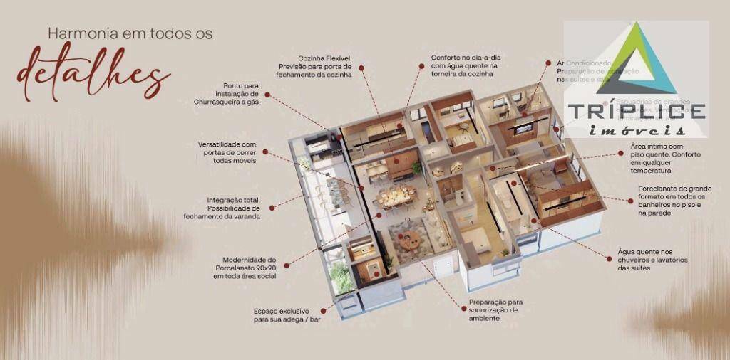 Apartamento à venda com 4 quartos, 170m² - Foto 3