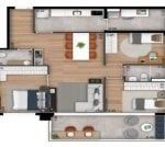 Apartamento à venda com 3 quartos, 107m² - Foto 4