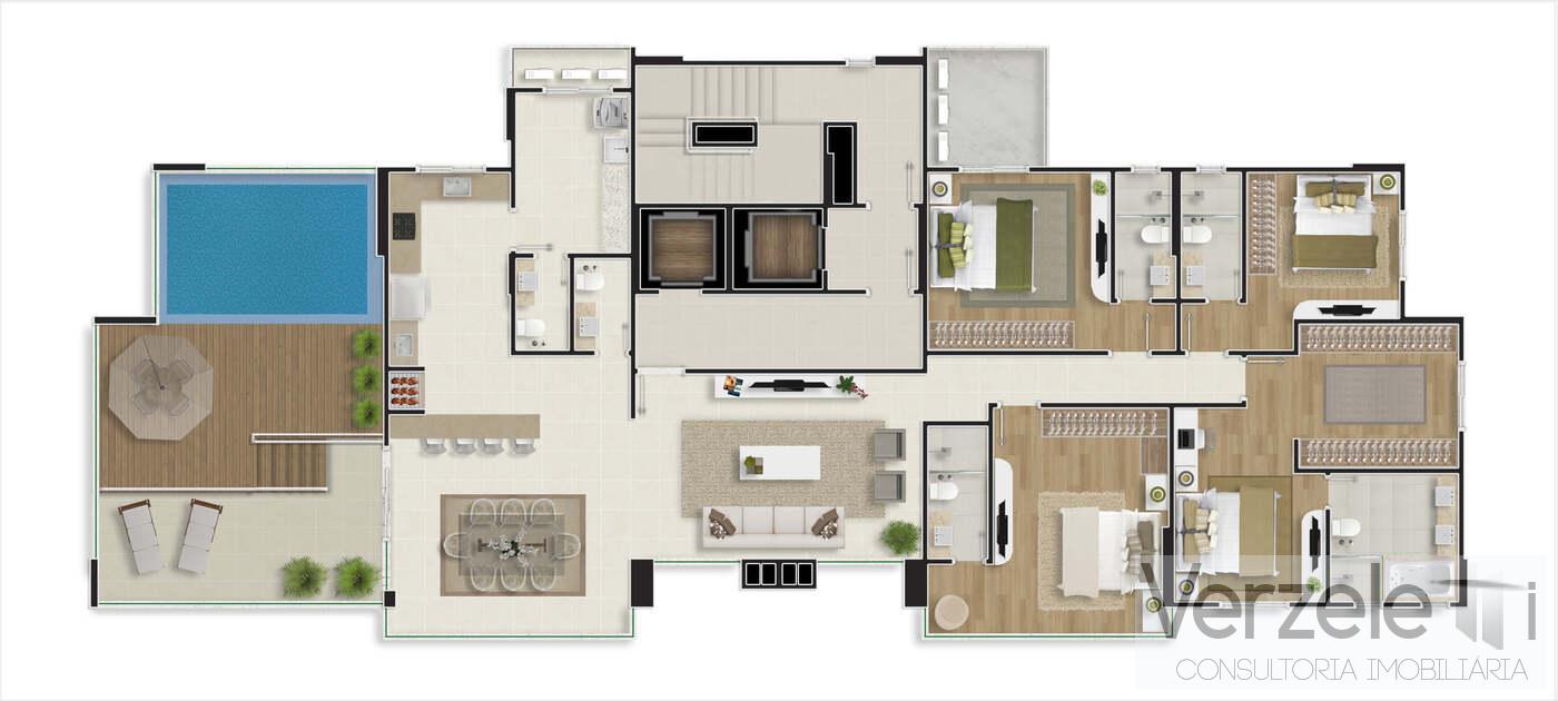 Apartamento à venda com 4 quartos, 140m² - Foto 16