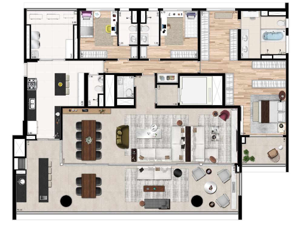 Apartamento à venda com 4 quartos, 2m² - Foto 24