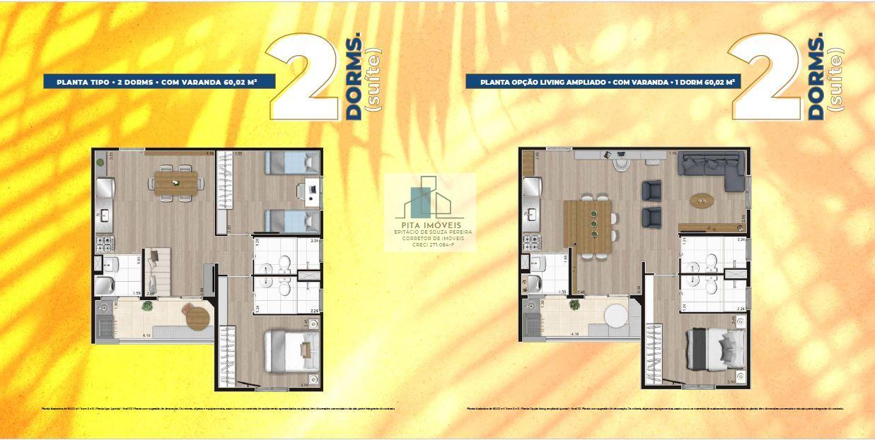 Apartamento à venda com 2 quartos, 60m² - Foto 13