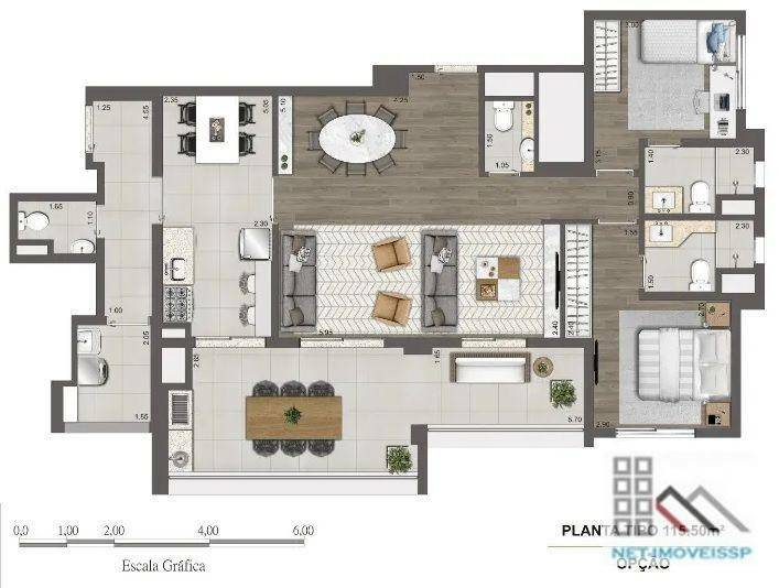 Apartamento à venda com 3 quartos, 115m² - Foto 30