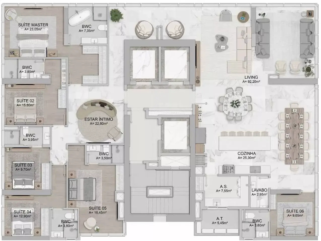 Apartamento à venda com 4 quartos, 152m² - Foto 32