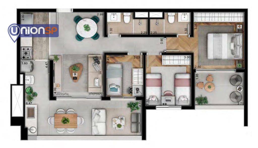 Apartamento à venda com 4 quartos, 157m² - Foto 21