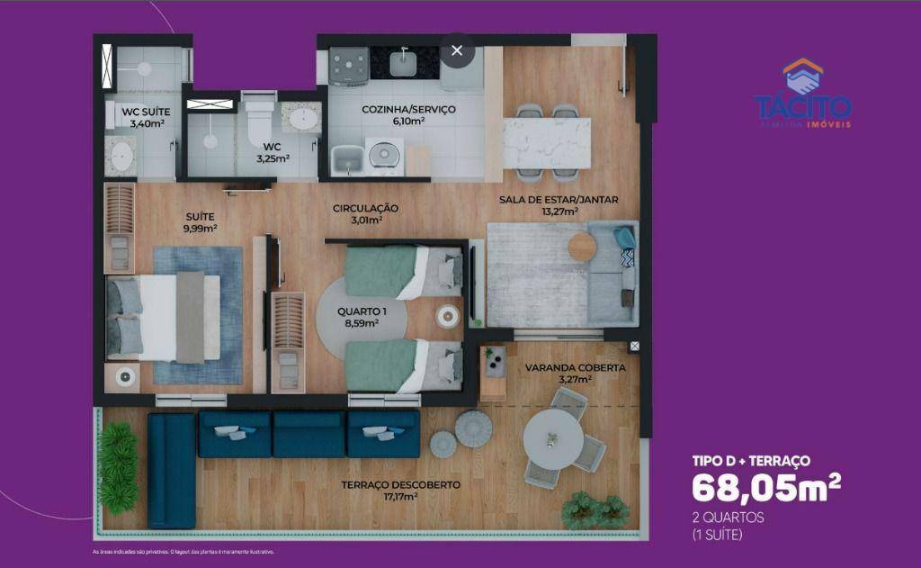 Apartamento à venda com 2 quartos, 50m² - Foto 17