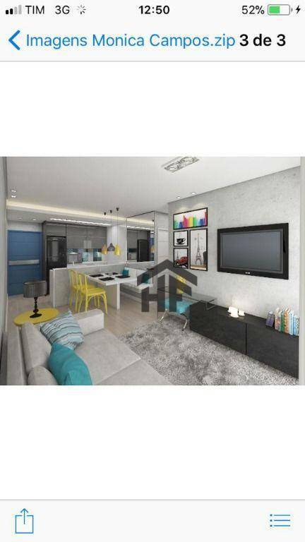 Apartamento à venda com 2 quartos, 52m² - Foto 3