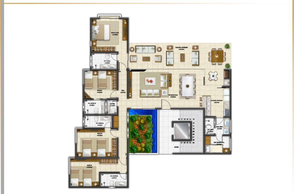 Casa de Condomínio à venda com 4 quartos, 730m² - Foto 3