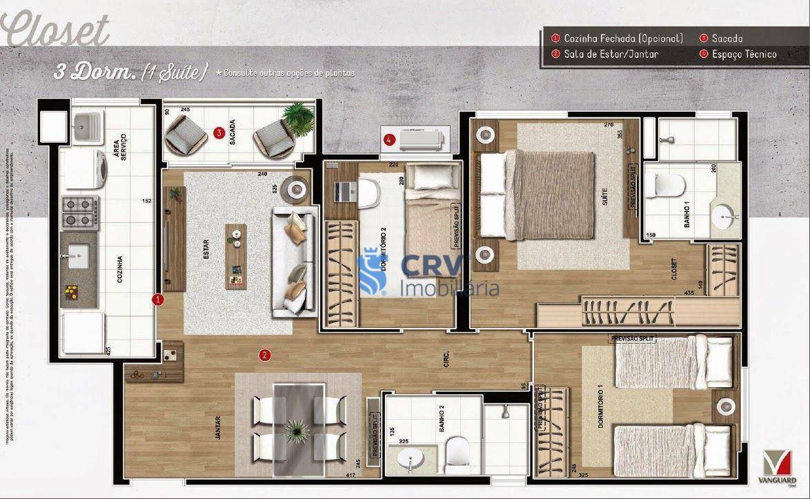 Apartamento para alugar com 2 quartos, 69m² - Foto 29