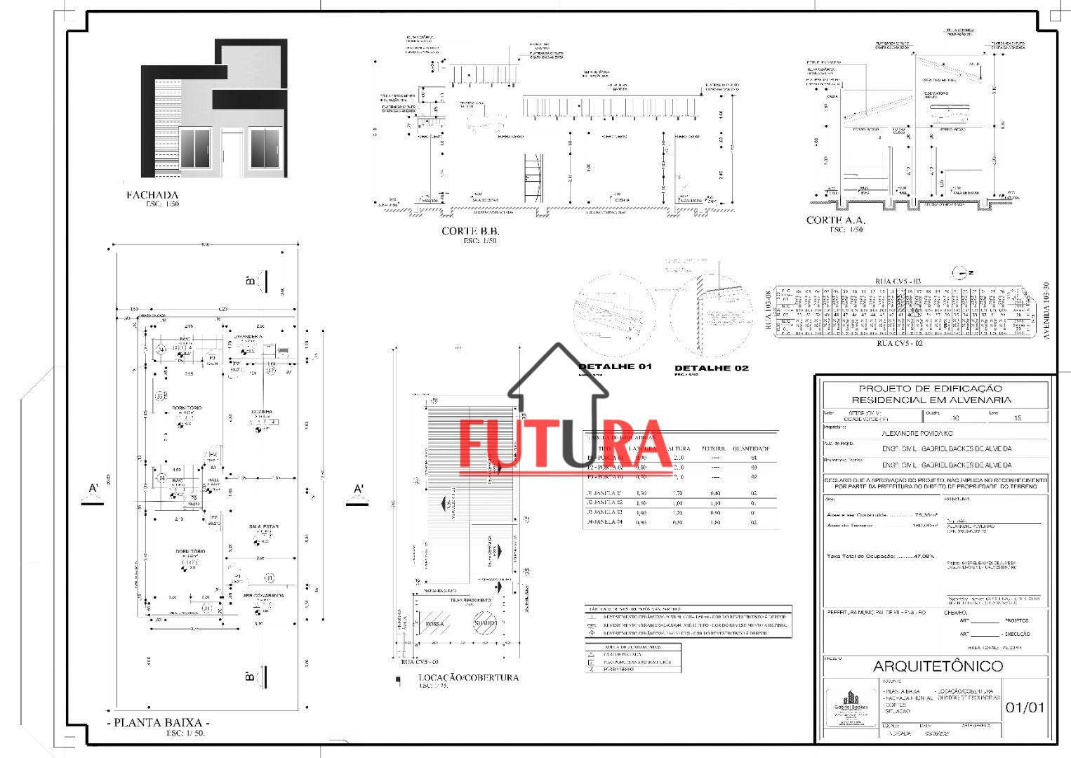 Casa à venda com 2 quartos, 75m² - Foto 3