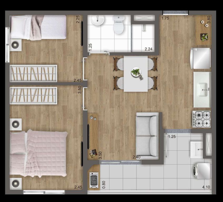 Apartamento à venda com 2 quartos, 46m² - Foto 24