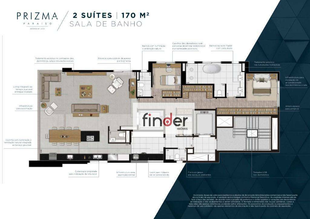 Apartamento à venda com 3 quartos, 170m² - Foto 77