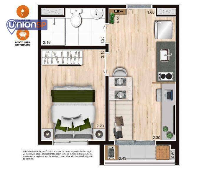 Apartamento à venda com 2 quartos, 39m² - Foto 23