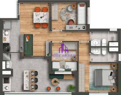 Apartamento à venda com 2 quartos, 63m² - Foto 15