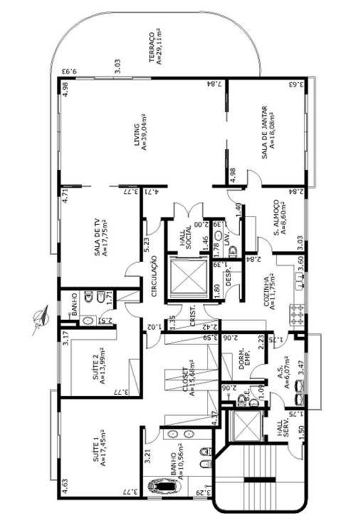 Apartamento à venda com 3 quartos, 290m² - Foto 7