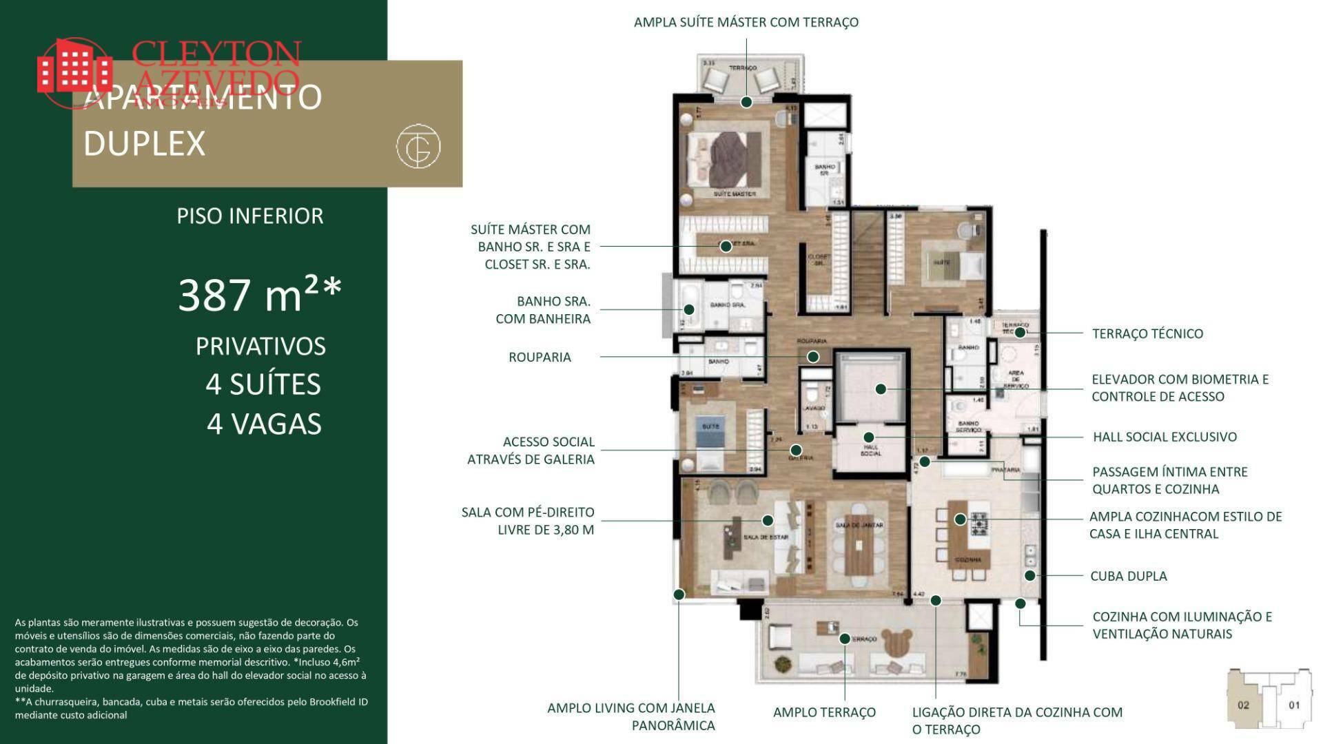 Apartamento à venda com 4 quartos, 200m² - Foto 59