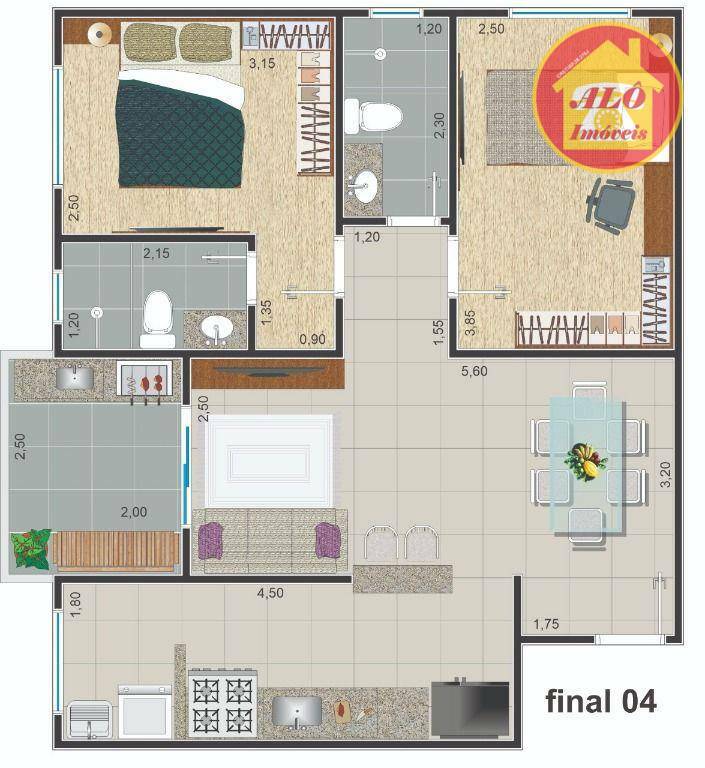 Apartamento à venda com 2 quartos, 62m² - Foto 11