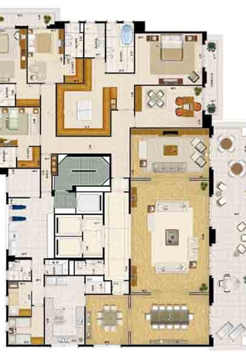 Apartamento à venda com 4 quartos, 613m² - Foto 3