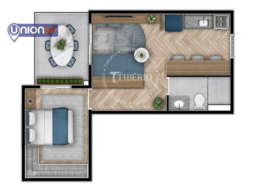 Apartamento à venda com 1 quarto, 30m² - Foto 8