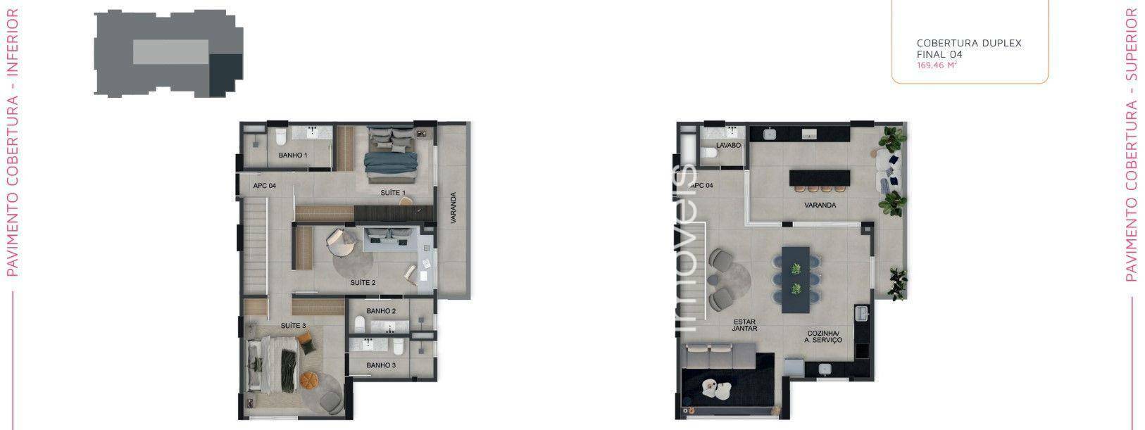 Cobertura à venda com 3 quartos, 169m² - Foto 5