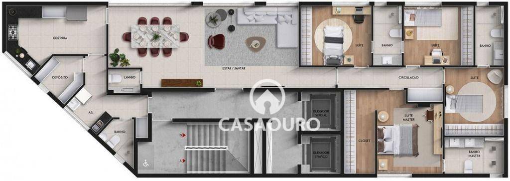 Apartamento à venda com 4 quartos, 140m² - Foto 18