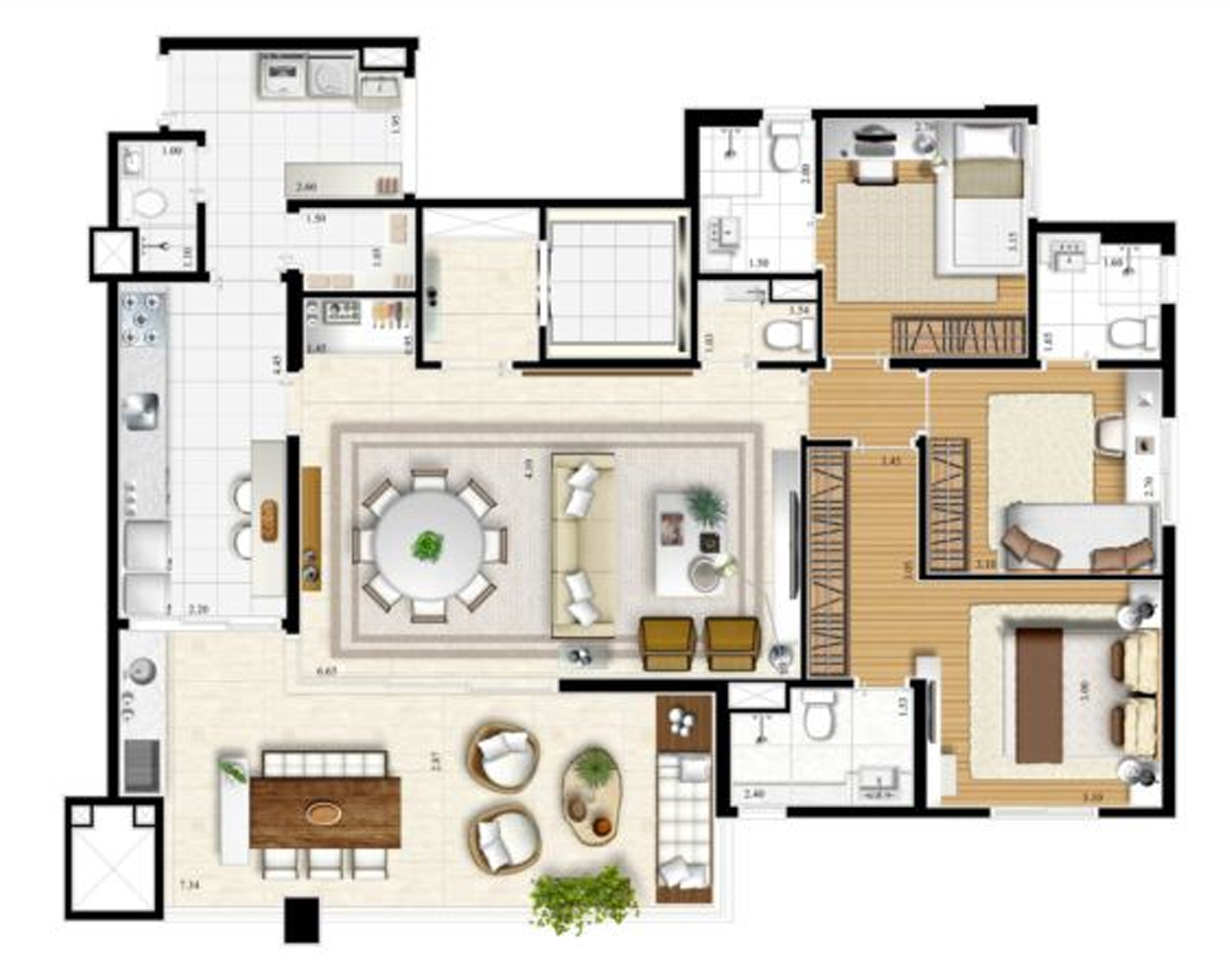 Apartamento à venda com 3 quartos, 140m² - Foto 13