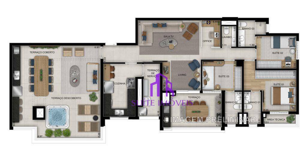 Apartamento à venda com 2 quartos, 68m² - Foto 30