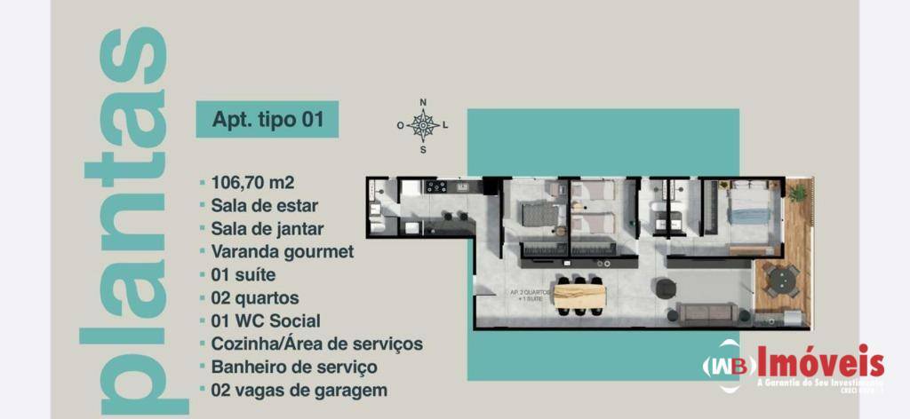 Apartamento à venda com 3 quartos, 106m² - Foto 22