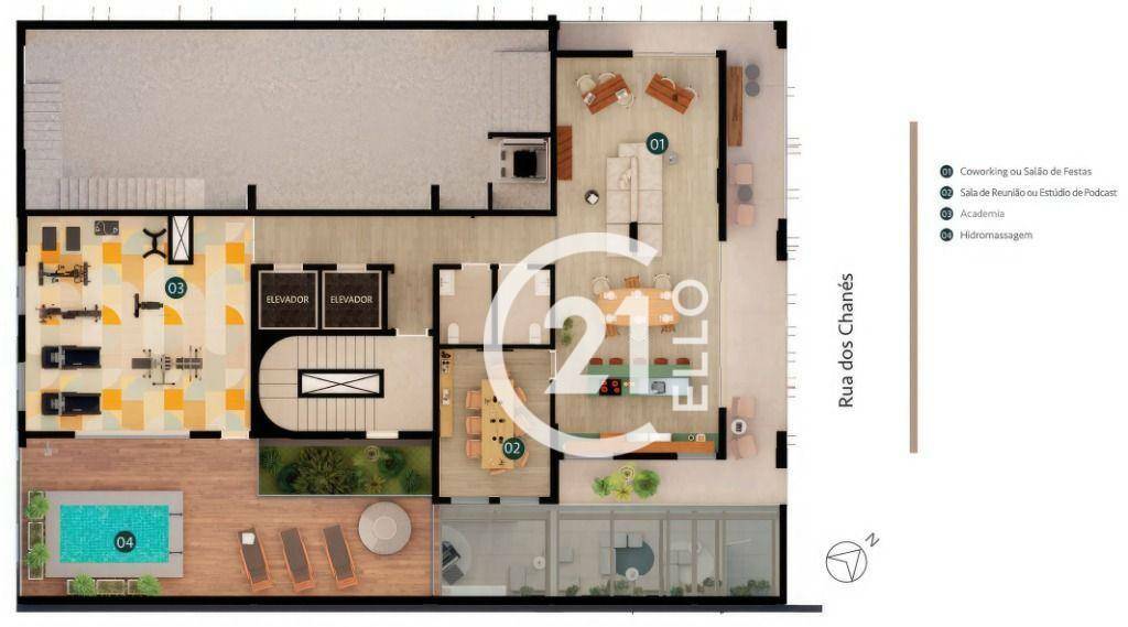 Apartamento à venda com 2 quartos, 48m² - Foto 2