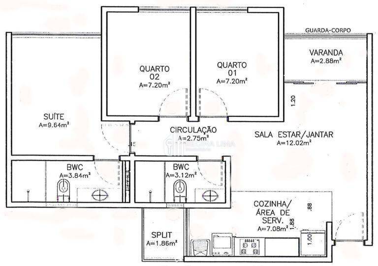 Apartamento à venda com 3 quartos, 64m² - Foto 4