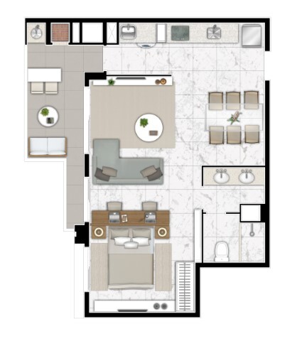 Apartamento à venda com 2 quartos, 61m² - Foto 34