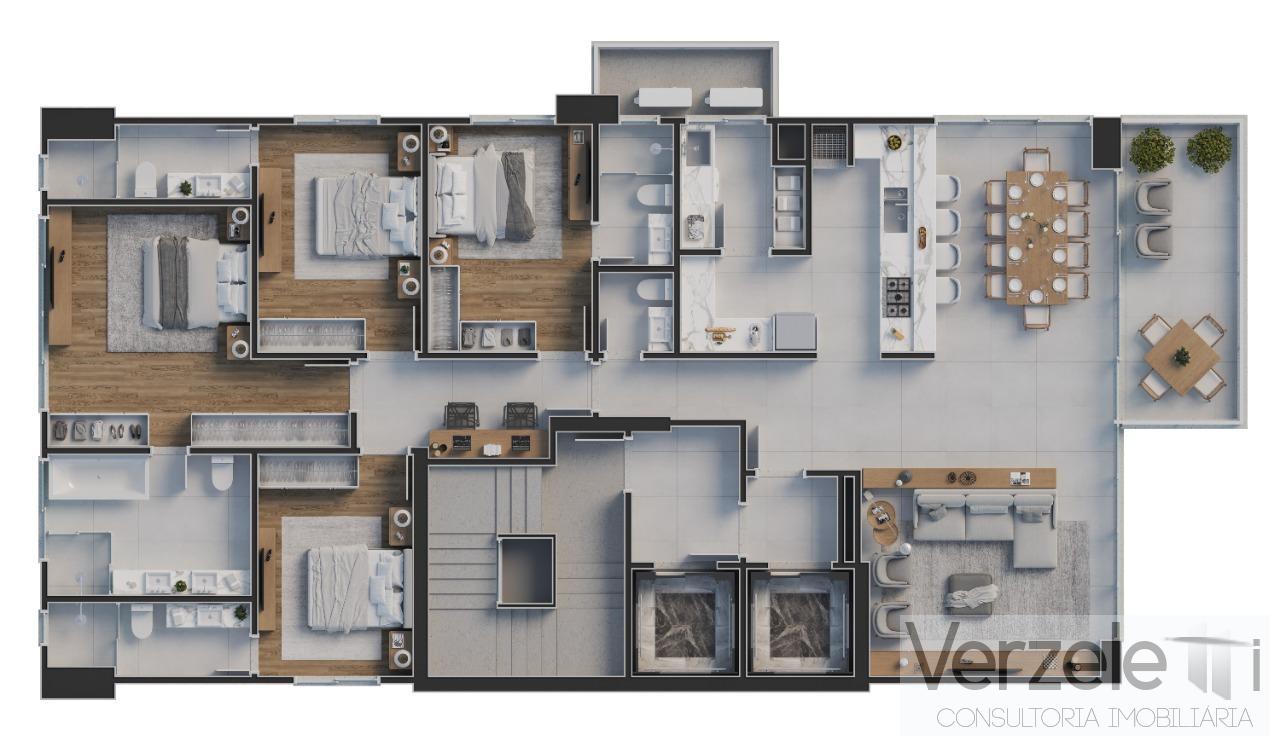 Apartamento à venda com 4 quartos, 180m² - Foto 21