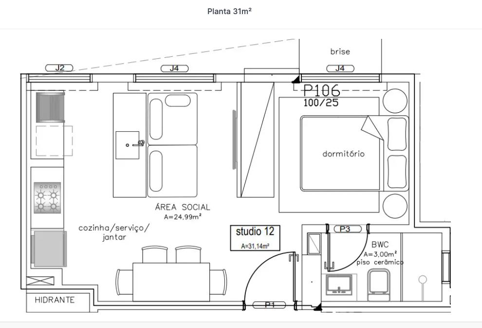 Apartamento à venda com 1 quarto, 48m² - Foto 14