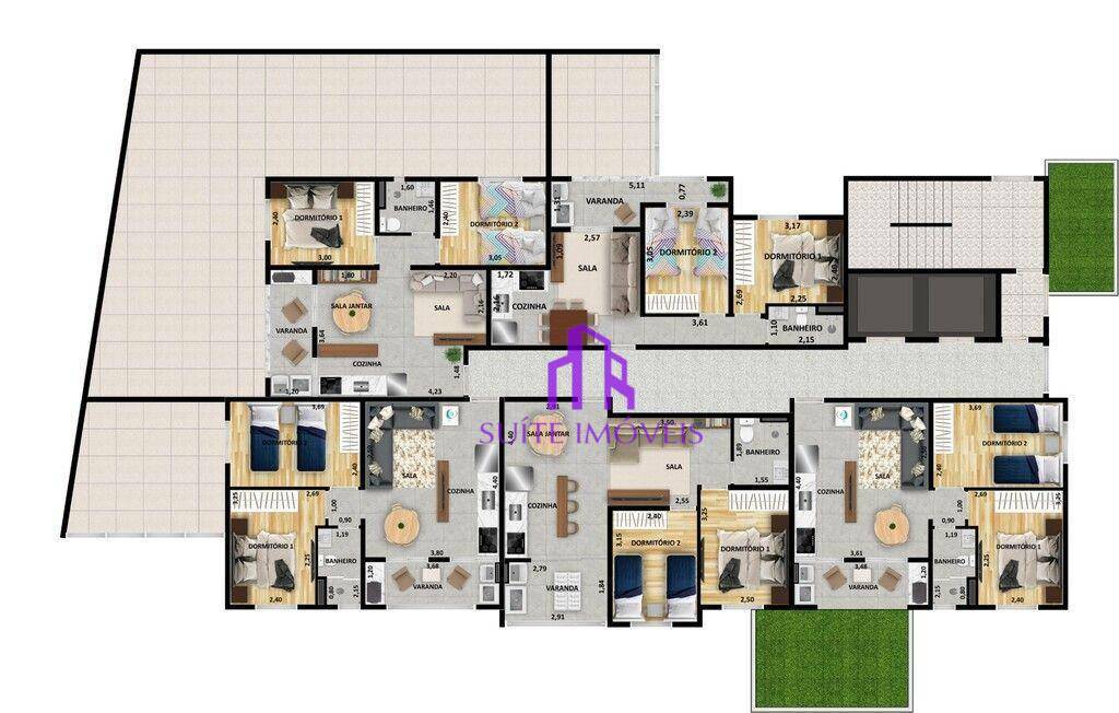 Apartamento à venda com 2 quartos, 115m² - Foto 7