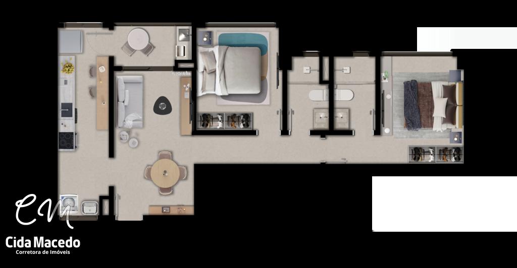 Apartamento à venda com 2 quartos, 60m² - Foto 32