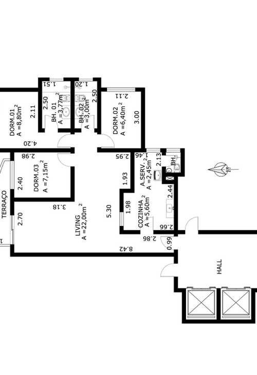 Apartamento à venda com 3 quartos, 80m² - Foto 5