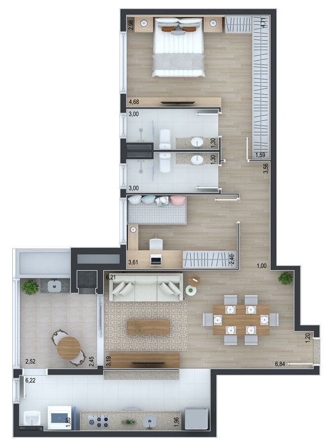 Apartamento à venda com 2 quartos, 9076m² - Foto 13