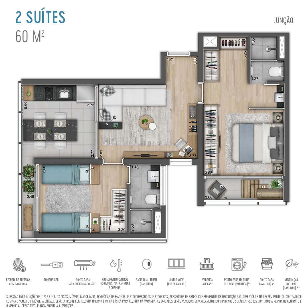 Apartamento à venda com 2 quartos, 2060m² - Foto 38