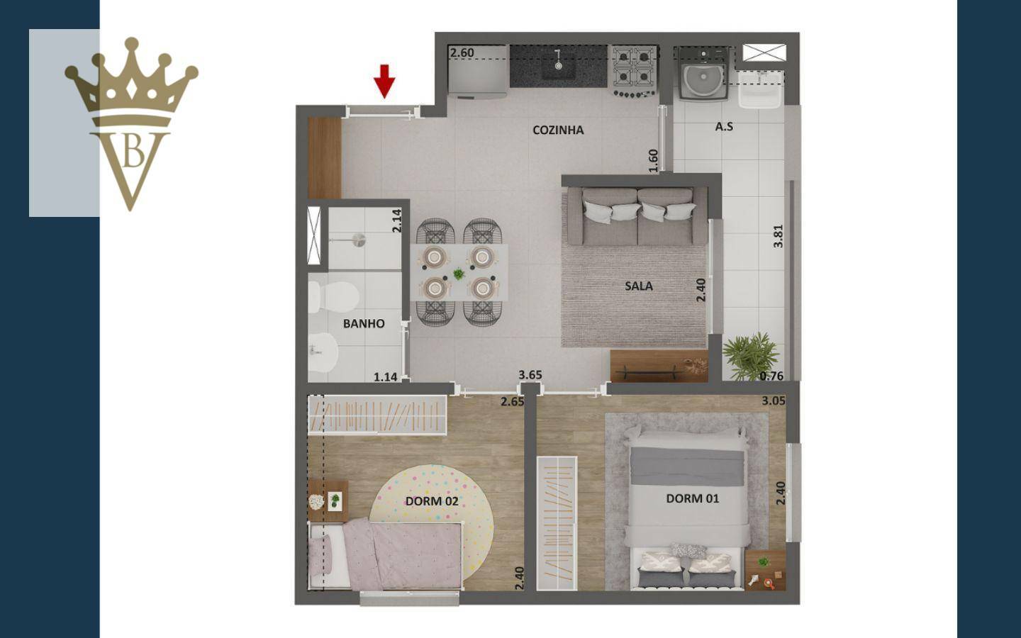 Apartamento à venda com 1 quarto, 35m² - Foto 24