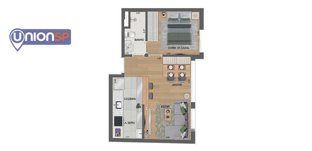 Apartamento à venda com 1 quarto, 26m² - Foto 20