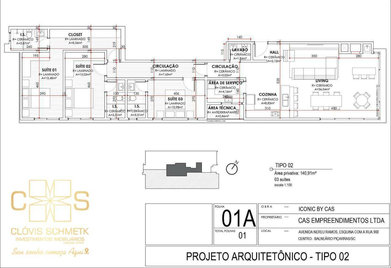 Apartamento à venda com 3 quartos, 145m² - Foto 18