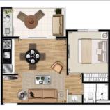 Apartamento à venda com 1 quarto, 40m² - Foto 2