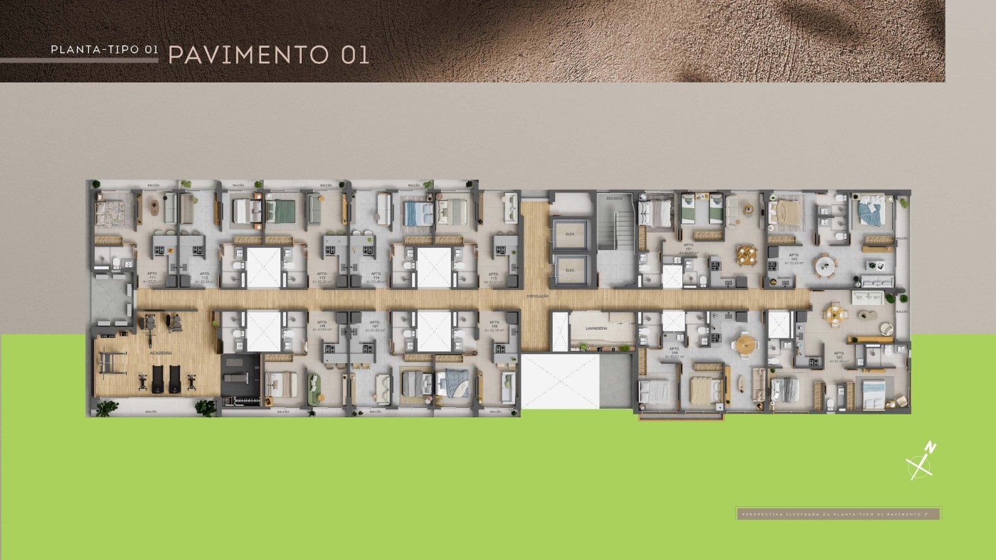 Apartamento à venda com 2 quartos, 53m² - Foto 17